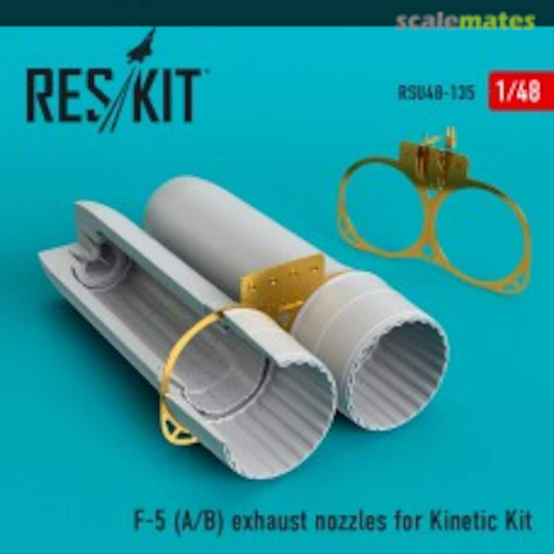 Boxart F-5A/B - exhaust nozzles RSU48-0135 ResKit