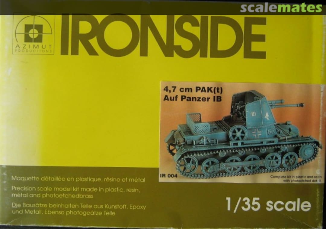 Boxart 4,7cm PaK(t) Auf Panzer IB IR 004 Azimut-Ironside