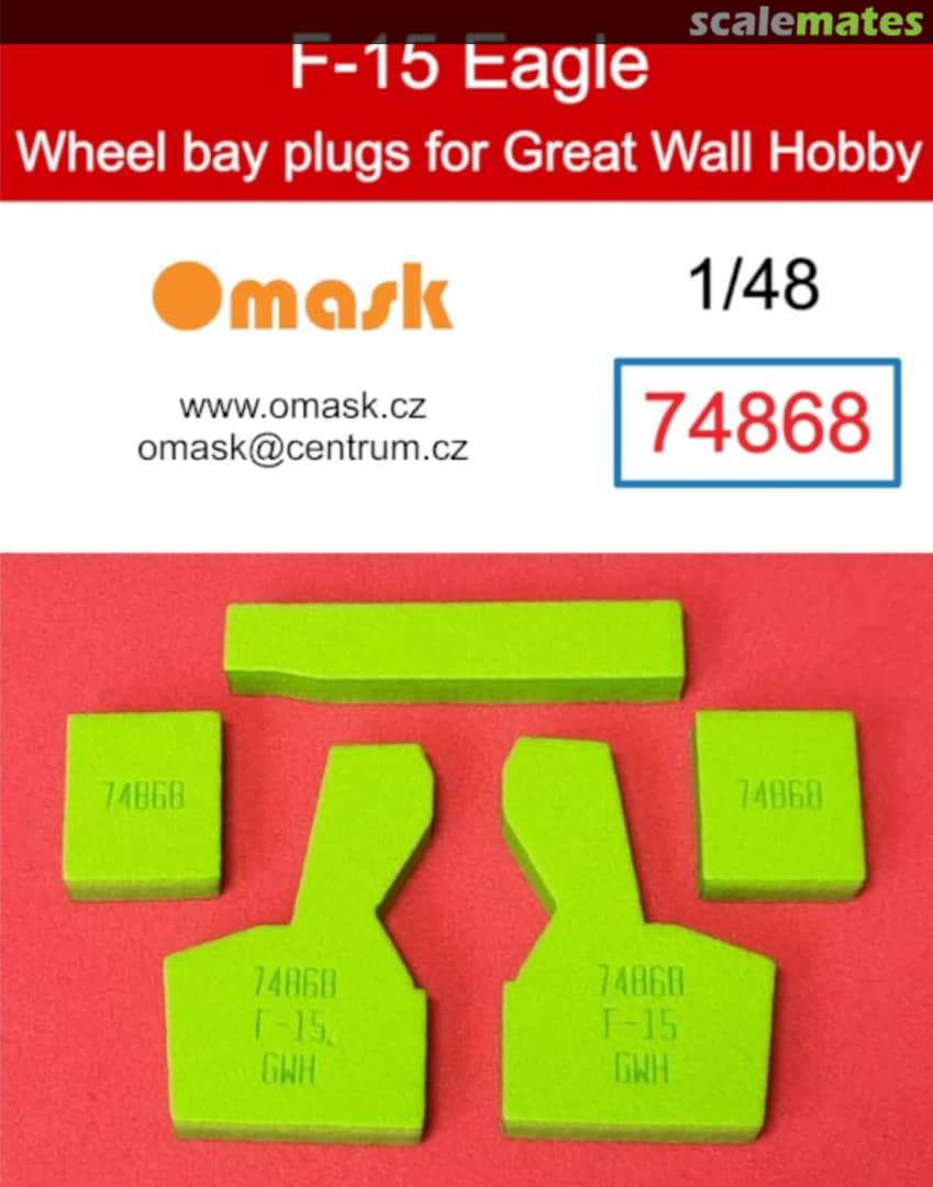 Boxart 1/48 F-15 Eagle wheel bay plugs (for GWH) 74868 Omask