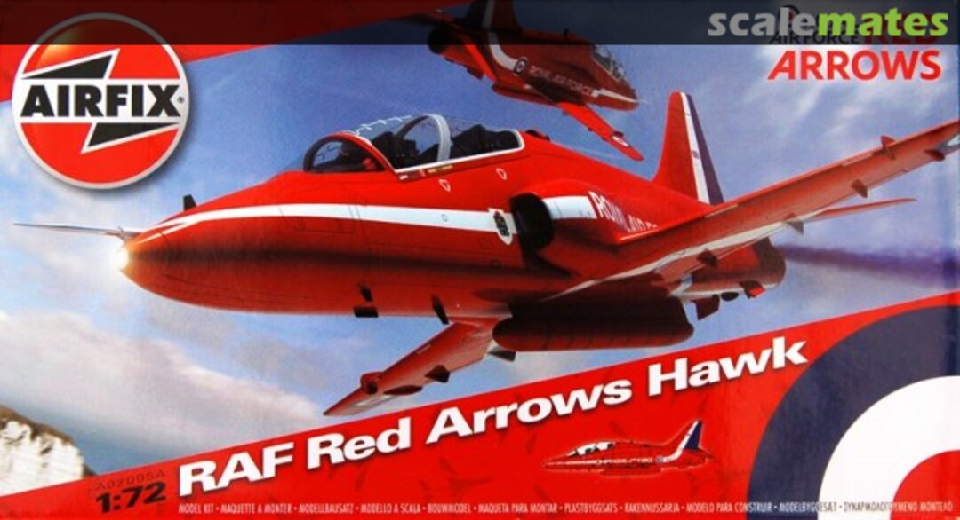 Boxart RAF Red Arrows Hawk A02005A Airfix