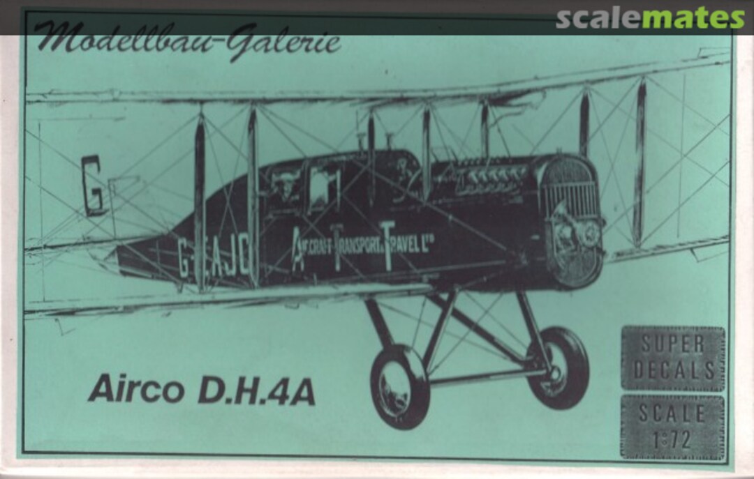 Boxart Airco D.H.4a  Modellbau-Galerie