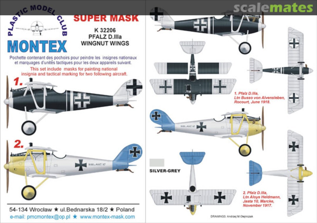 Boxart PFALZ D.IIIa K32206 Montex