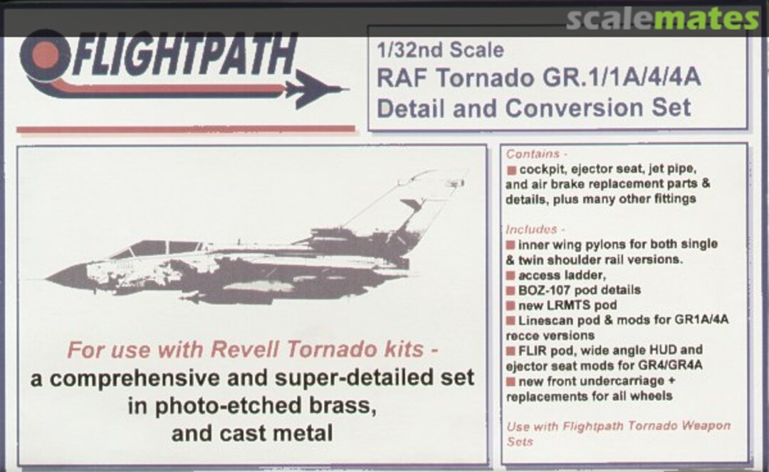 Boxart Panavia Tornado GR.1/Gr.1A/Gr.1B/Gr.4/Gr.4A Detail and Conversion Set FHP32007 Flightpath