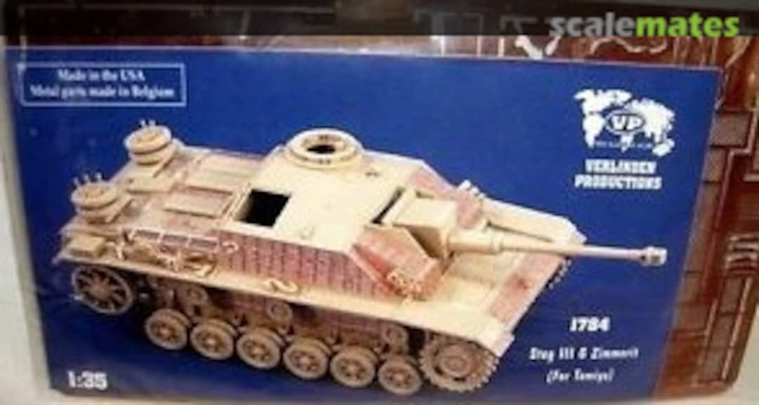 Boxart Stug III G Zimmerit 1784 Verlinden Productions