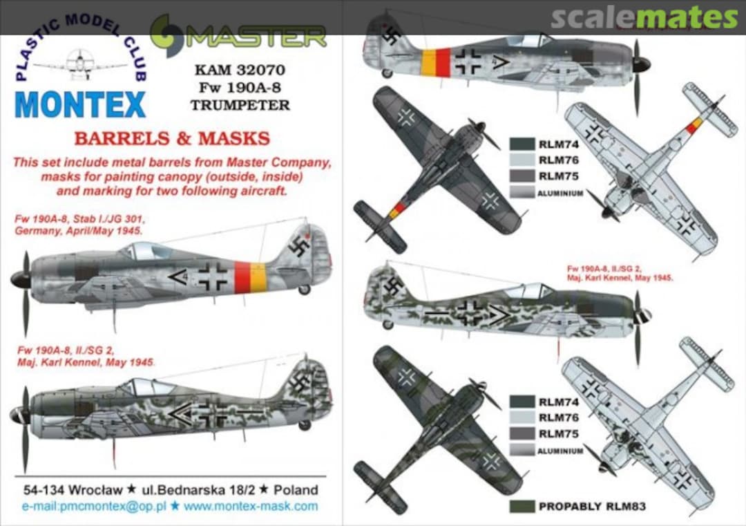 Boxart Fw 190A-8 KAM32070 Montex