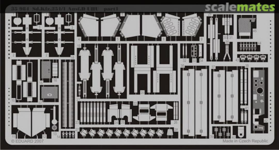 Boxart Sd.Kfz. 251/1 Ausf. D UHU 35984 Eduard