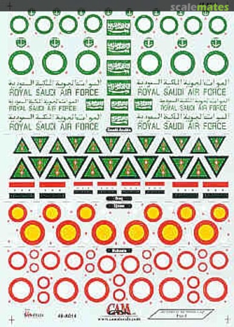 Boxart General Purpose Military Aircraft Decals 48-A014 CAM