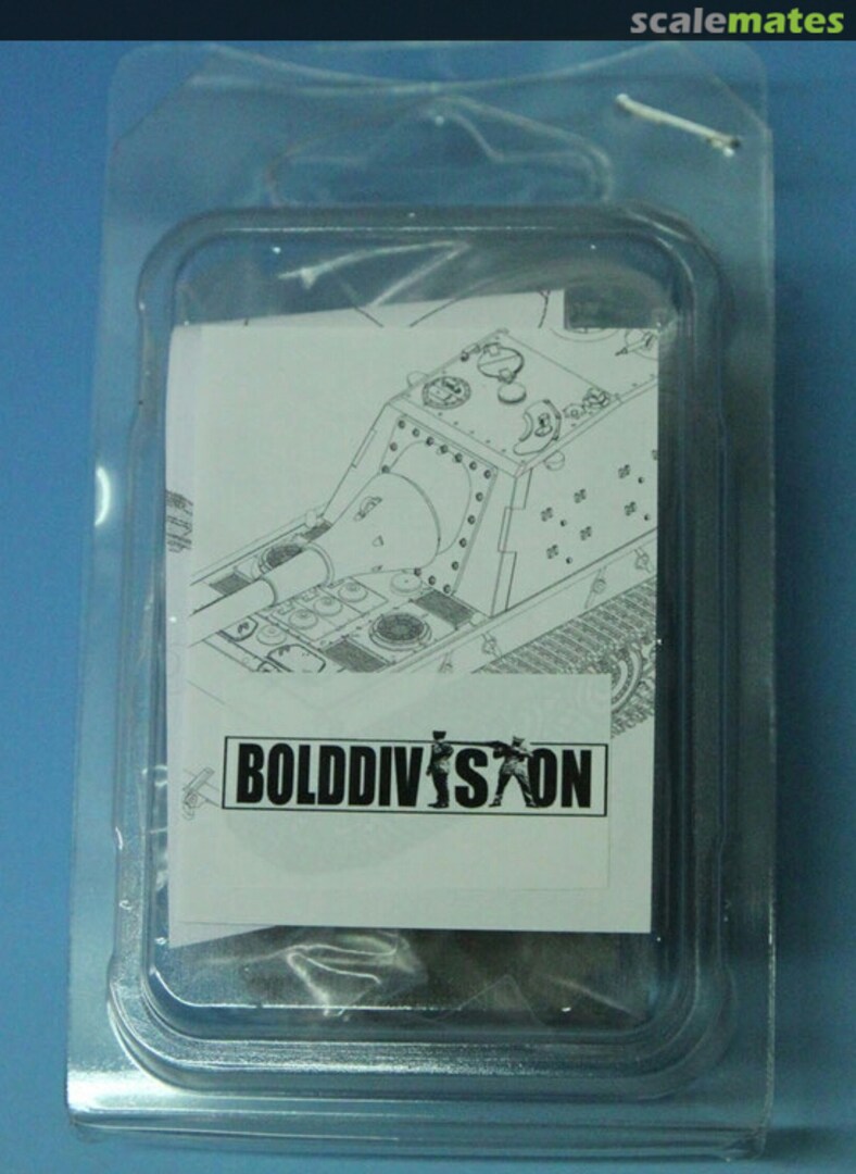 Boxart E-100 Jagdpanzer Blenden Umbau 35014 Bolddivision