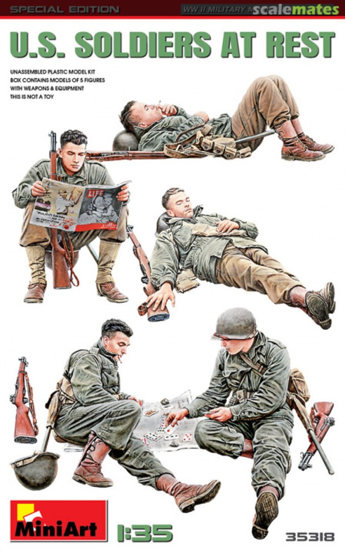 Boxart Soldiers at Rest 35318 MiniArt