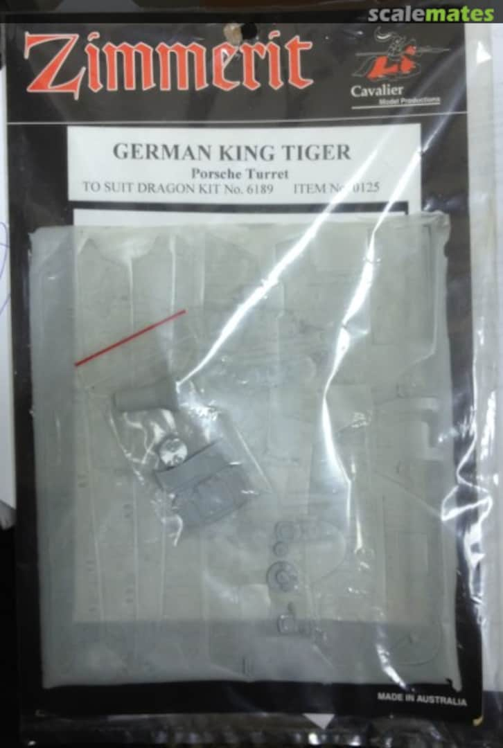 Boxart King Tiger 0125 Cavalier Model Productions