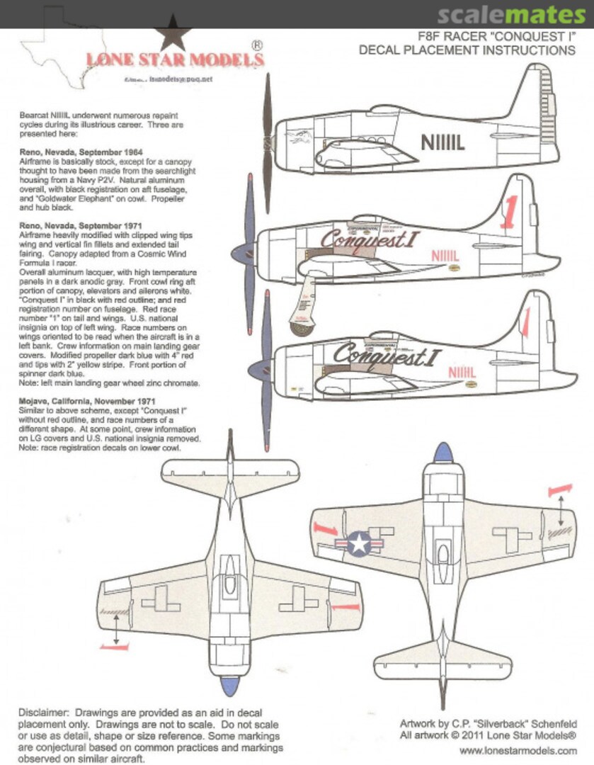 Boxart F8F Conquest One u/k Lone Star Models