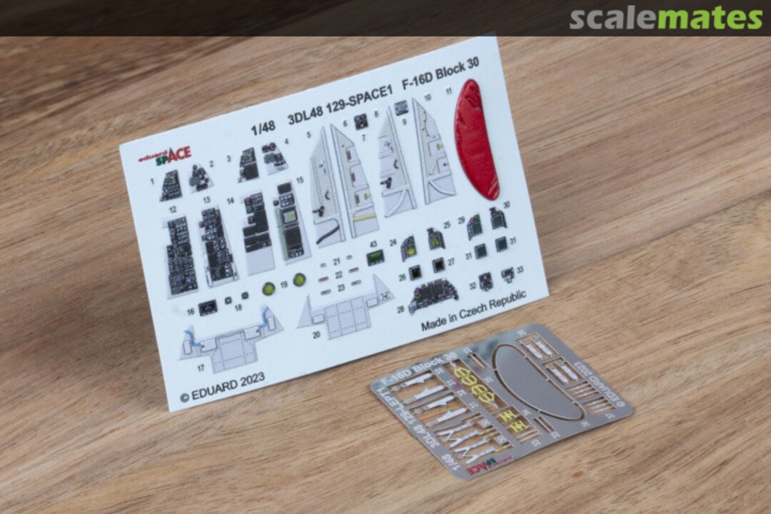 Boxart F-16D Block 30 3DL48129 Eduard