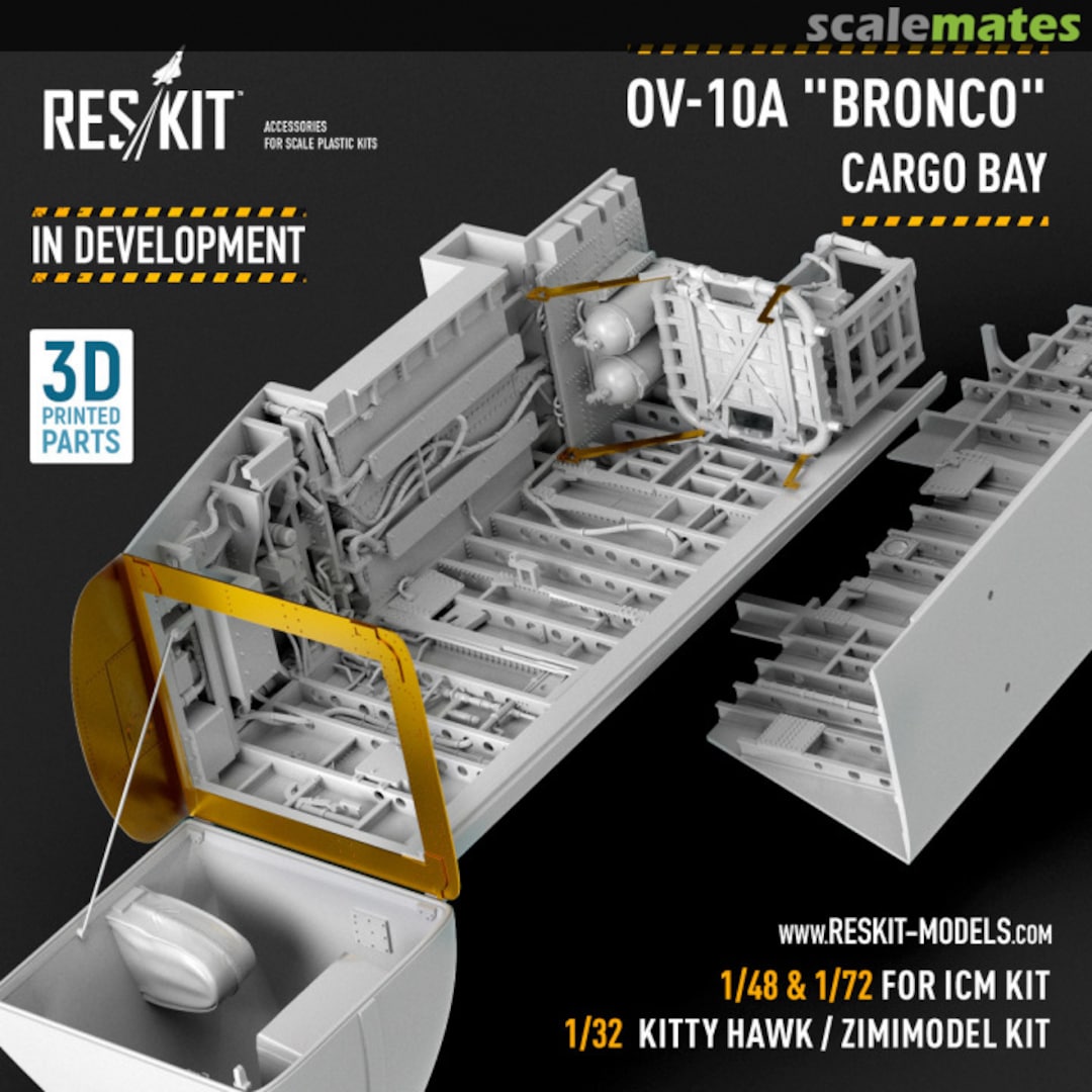 Boxart OV-10A Bronco cargo bay RS-72-TBA ResKit