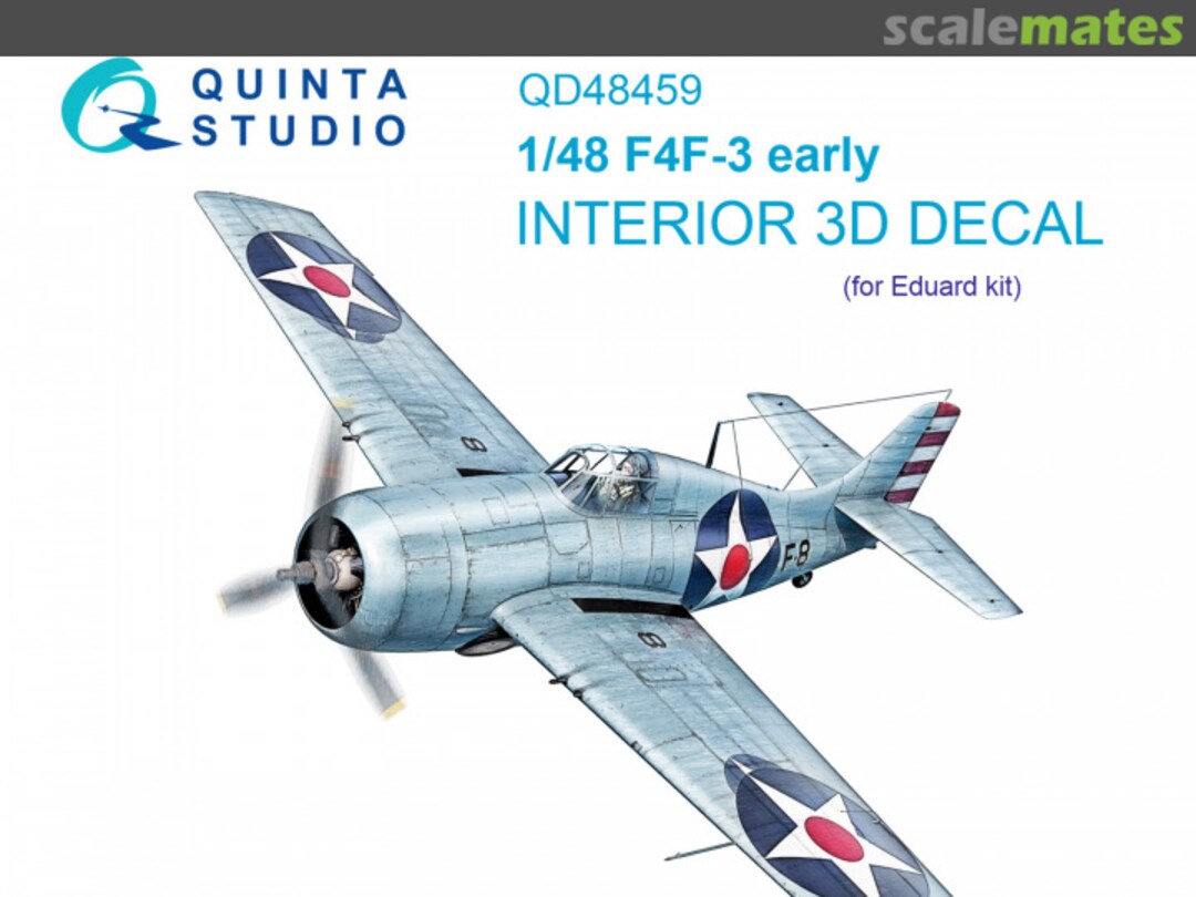 Boxart F4F-3 (Early) interior 3D decals QD48459 Quinta Studio