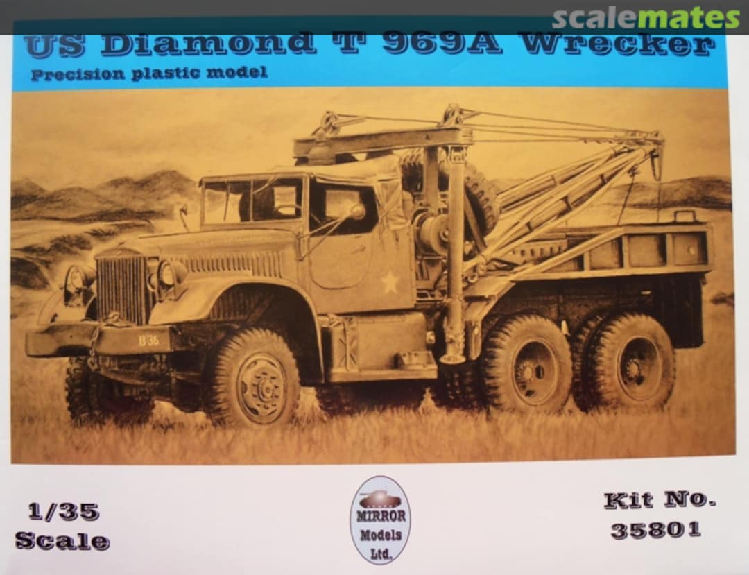 Boxart Diamond T 969A Wrecker 35801 MIRROR Models