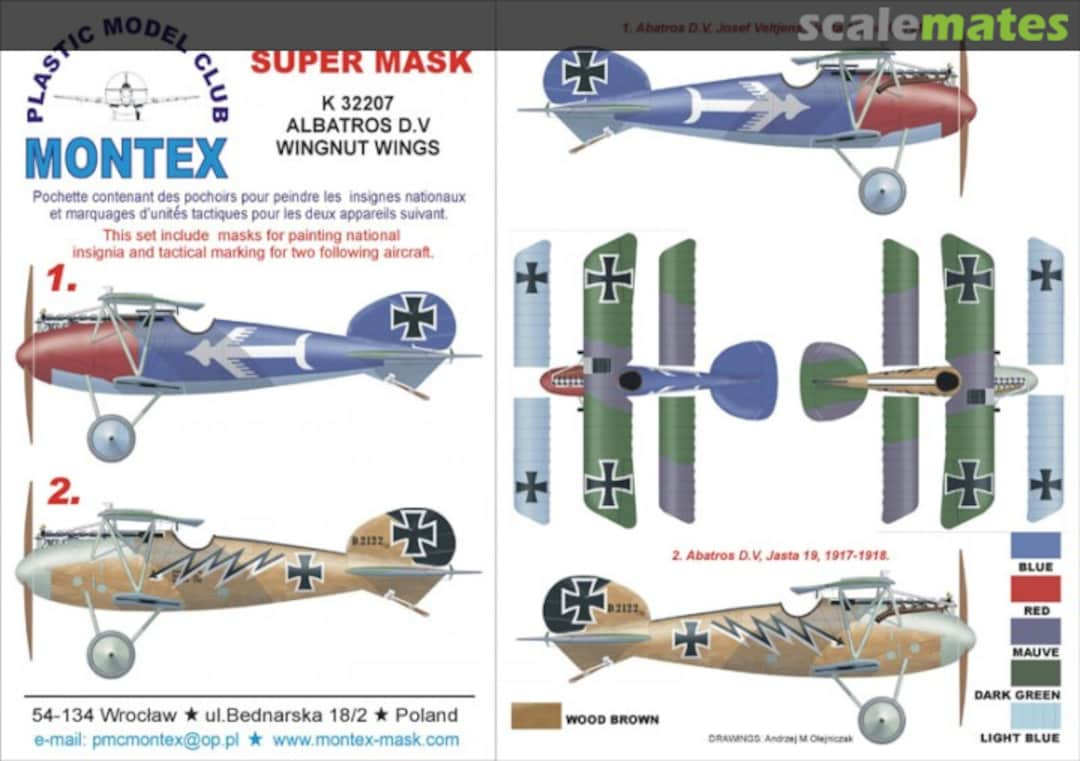 Boxart Albatros D.V K32207 Montex