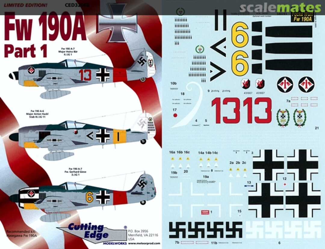 Boxart Fw 190A Part 1 CED32068 Cutting Edge Modelworks