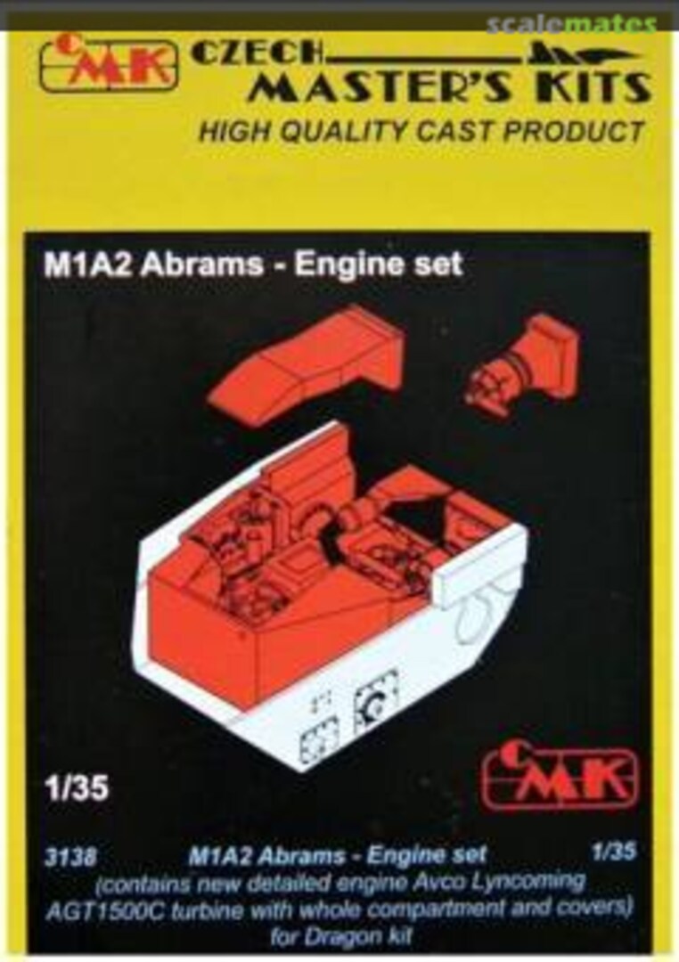 Boxart M1A2 Abrams engine set 3138 CMK