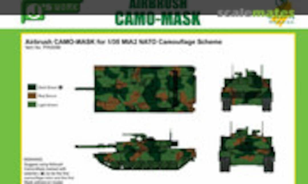 1:35 CAMO-MASK 1/35 M1A2 Abrams NATO Camouflage (J's Work PPA5086)