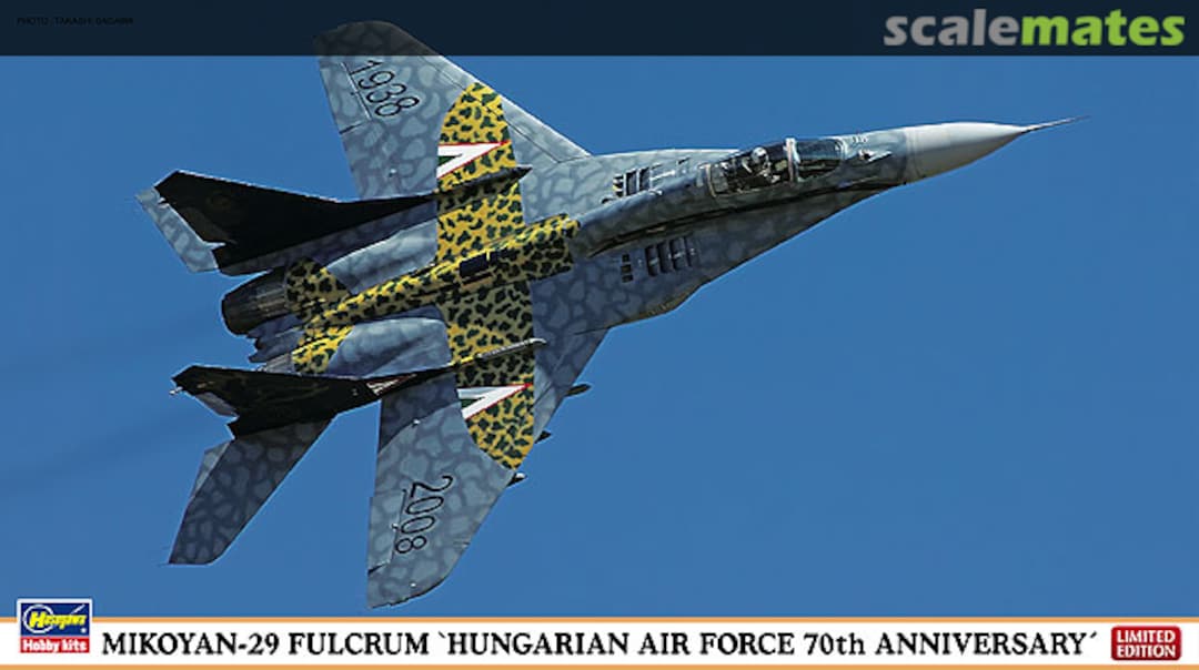 Boxart Mikoyan-29 Fulcrum `Hungarian Air Force 70th Anniversary´ 02062 Hasegawa