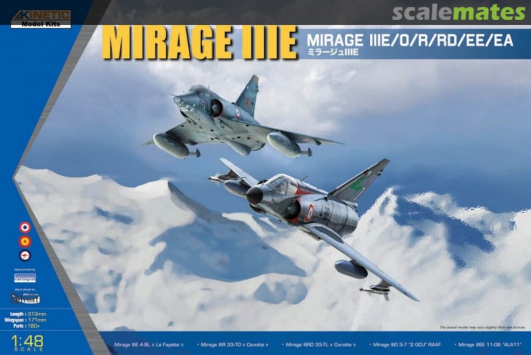 Boxart Dassault Mirage IIIE K48050 Kinetic