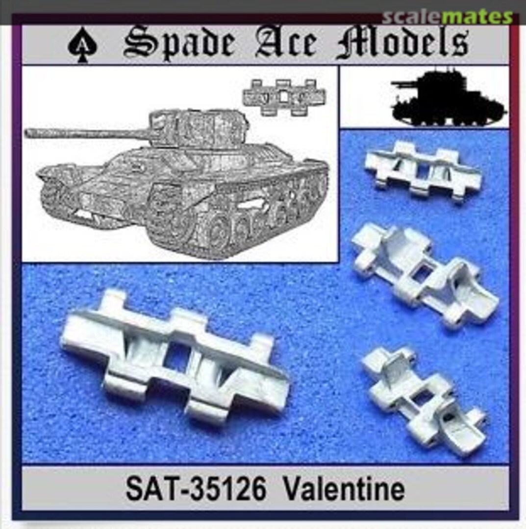 Boxart Metal Track Valentine SAT-35126 Spade Ace Models