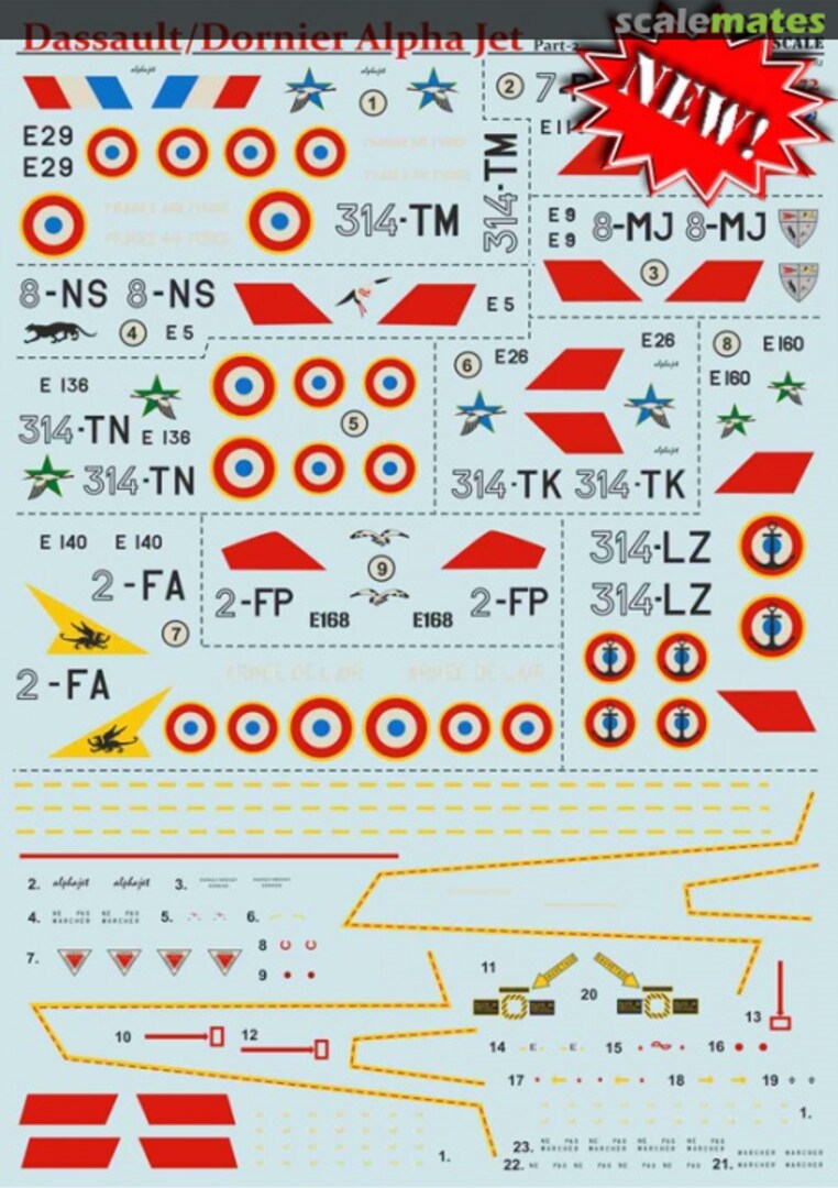 Boxart Dassault/Dornier Alpha Jet 72-183 Print Scale