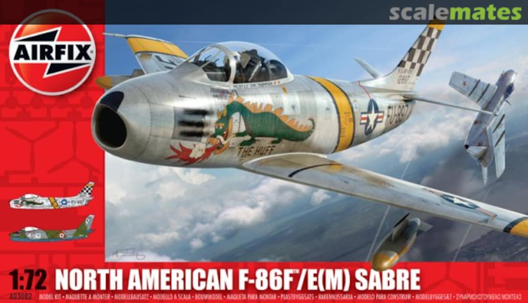 Boxart North American F-86F/E(M) Sabre A03082 Airfix