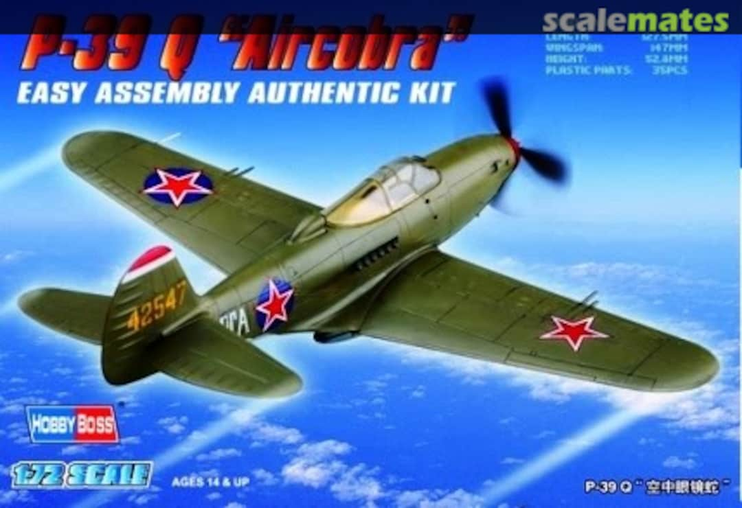 Boxart P-39 Q "Aircobra" 80240 HobbyBoss