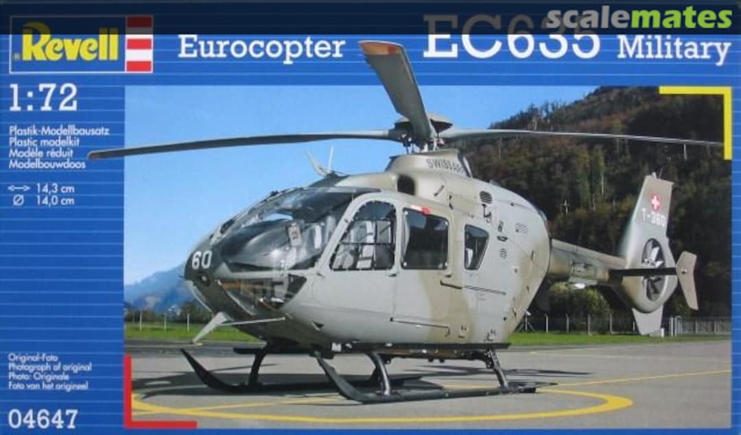 Boxart Eurocopter EC635 Military 04647 Revell