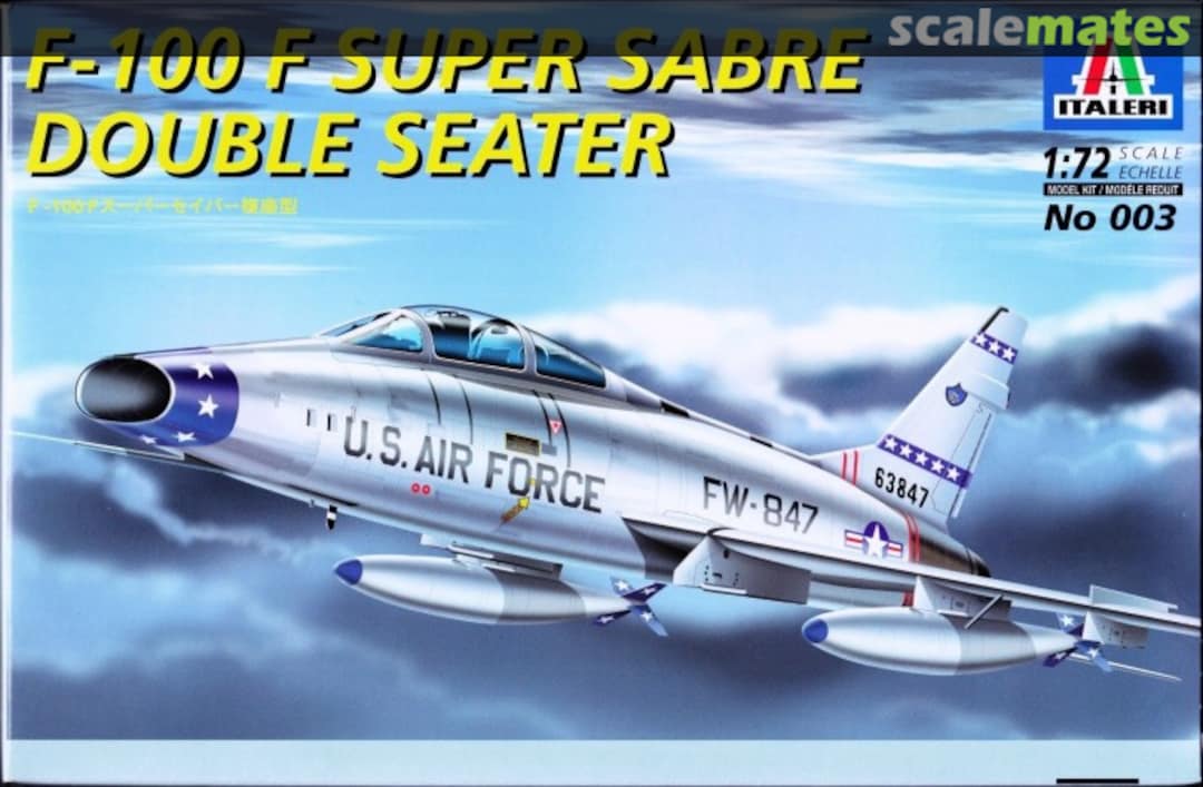 Boxart F-100F Super Sabre 003 Italeri