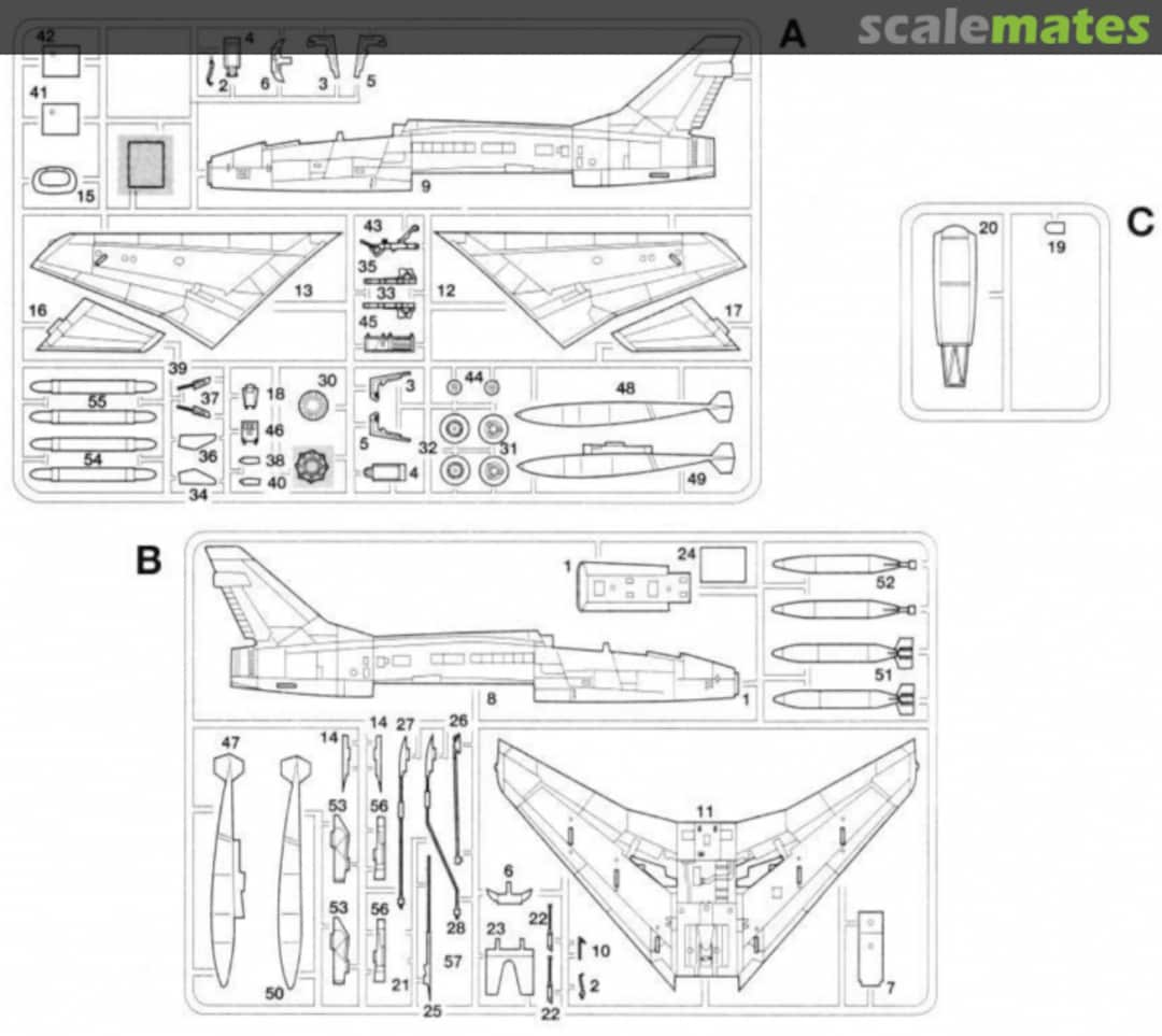 Contents F-100F Super Sabre 003 Italeri