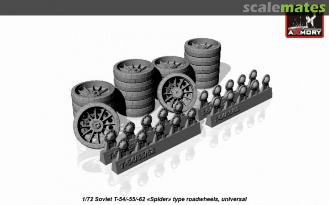 Boxart T-54/55/62 spider roadwheels AC7285 Armory