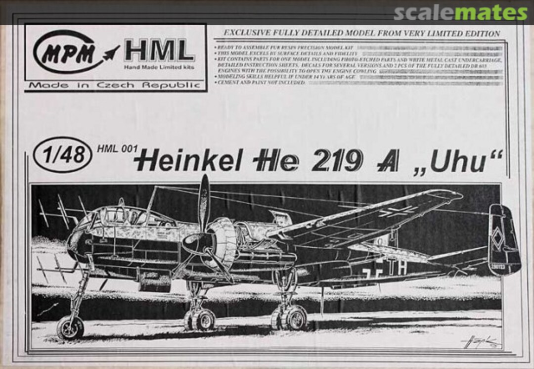 Boxart Heinkel He 219A "Uhu" HML 001 MPM