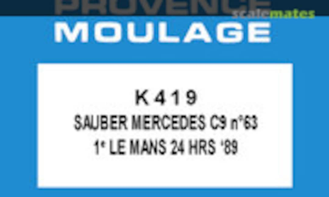 1:43 Sauber Mercedes C9 (Provence Moulage K419)