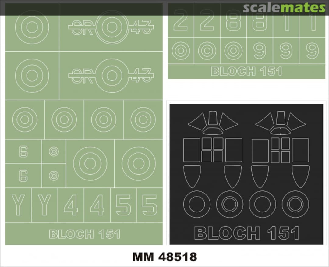 Boxart Marcel-Bloch MB.151С.1 MM48518 Montex