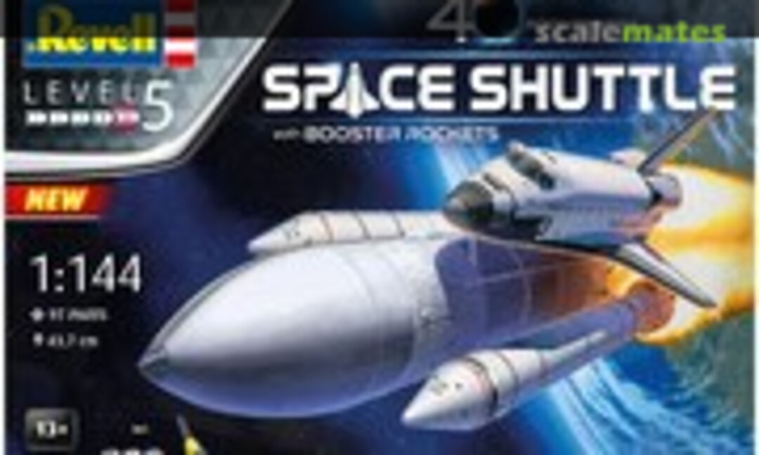 1:144 Space Shuttle with Booster Rockets - 40th Anniversary (Revell 05674)