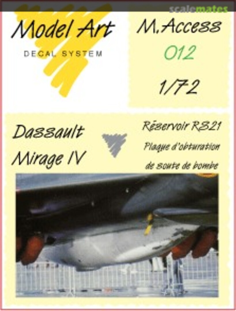 Boxart Réservoir RS21 M.Access 012 Model Art Decal System