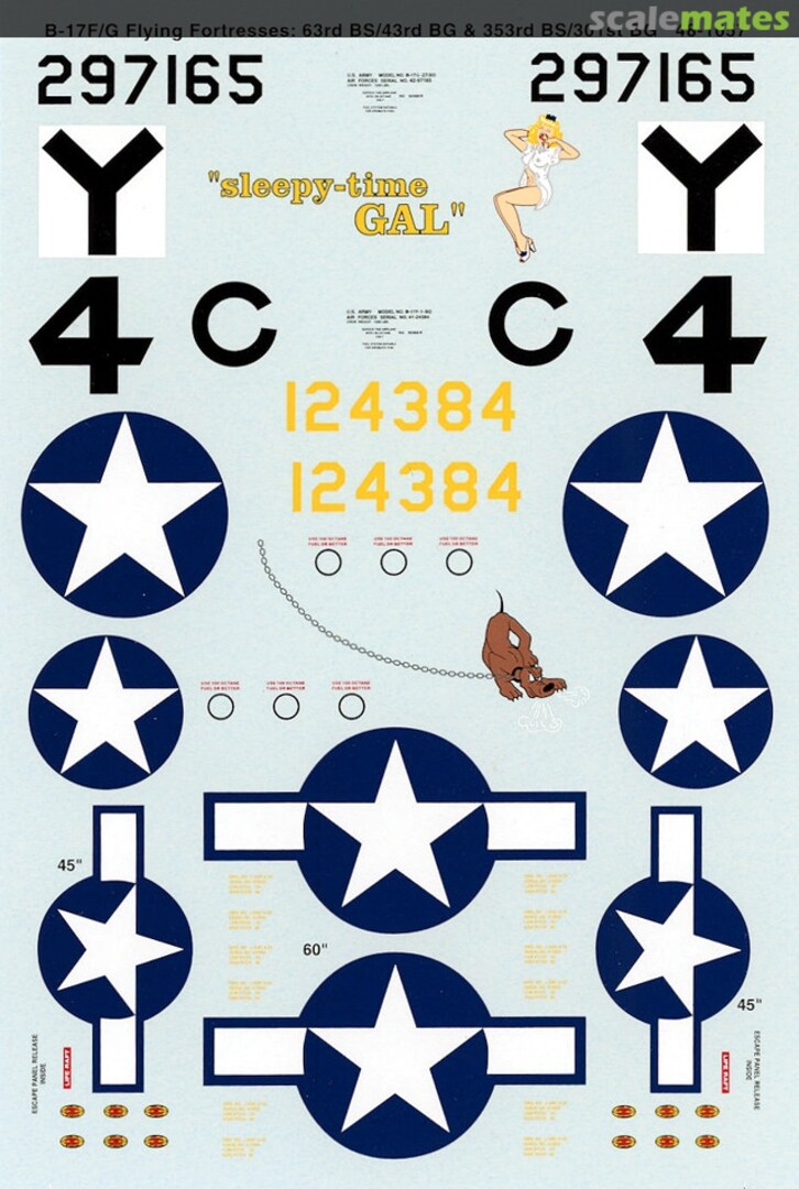 Boxart B-17F/G Flying Fortresses 48-1057 Microscale