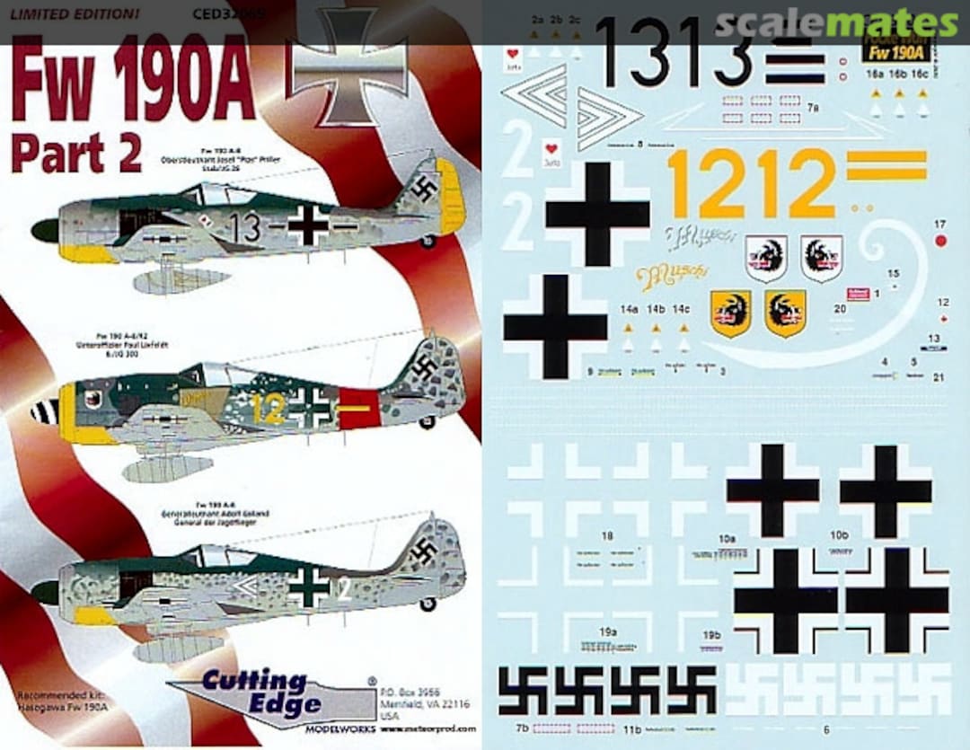 Boxart Fw 190A Part 2 CED32069 Cutting Edge Modelworks