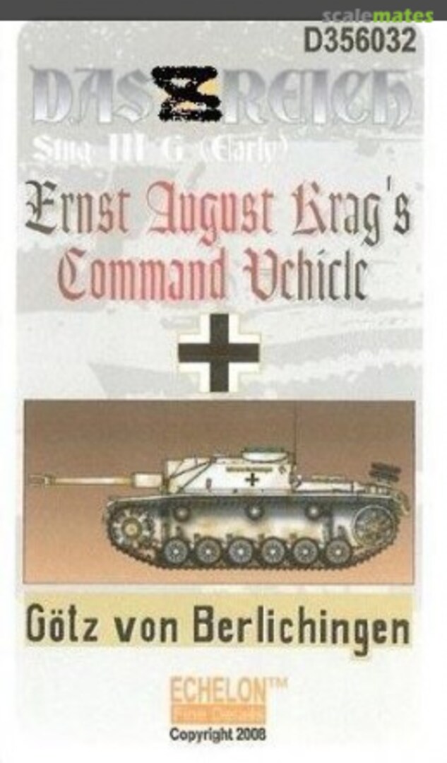 Boxart Das Reich StuG III Ausf G (Early) Ernst August Krag D356032 Echelon Fine Details