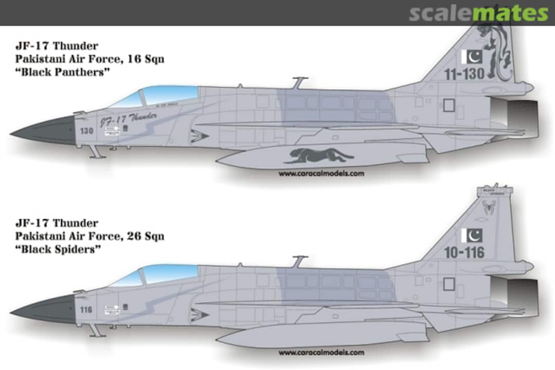 Boxart Pakistani Air Force JF-17 "Thunder" CD48014 Caracal Models