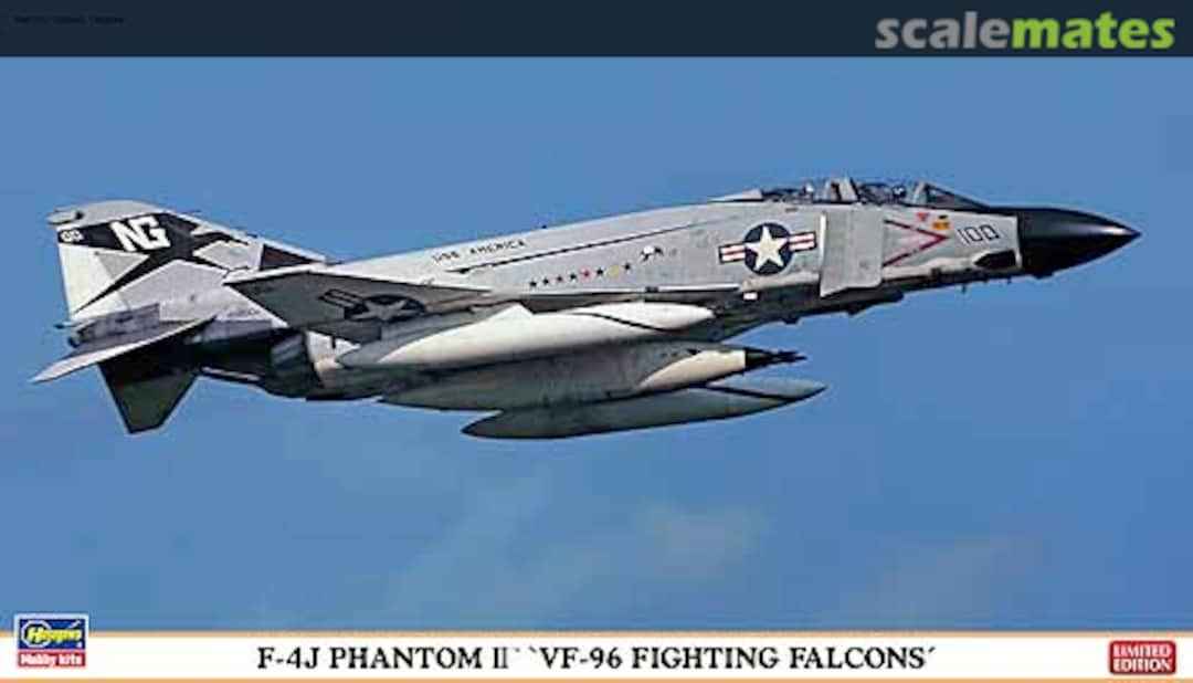 Boxart F-4J Phantom II 'VF-96 Fighting Falcons' 02064 Hasegawa