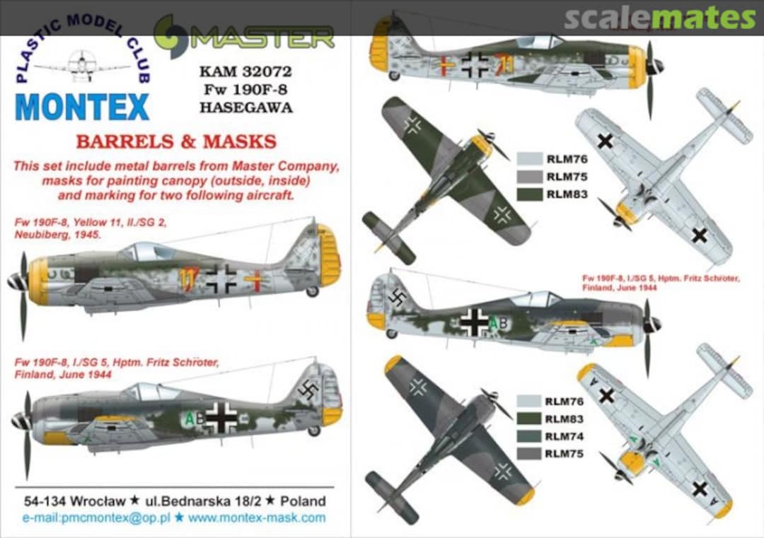 Boxart Fw 190F-8 KAM32072 Montex