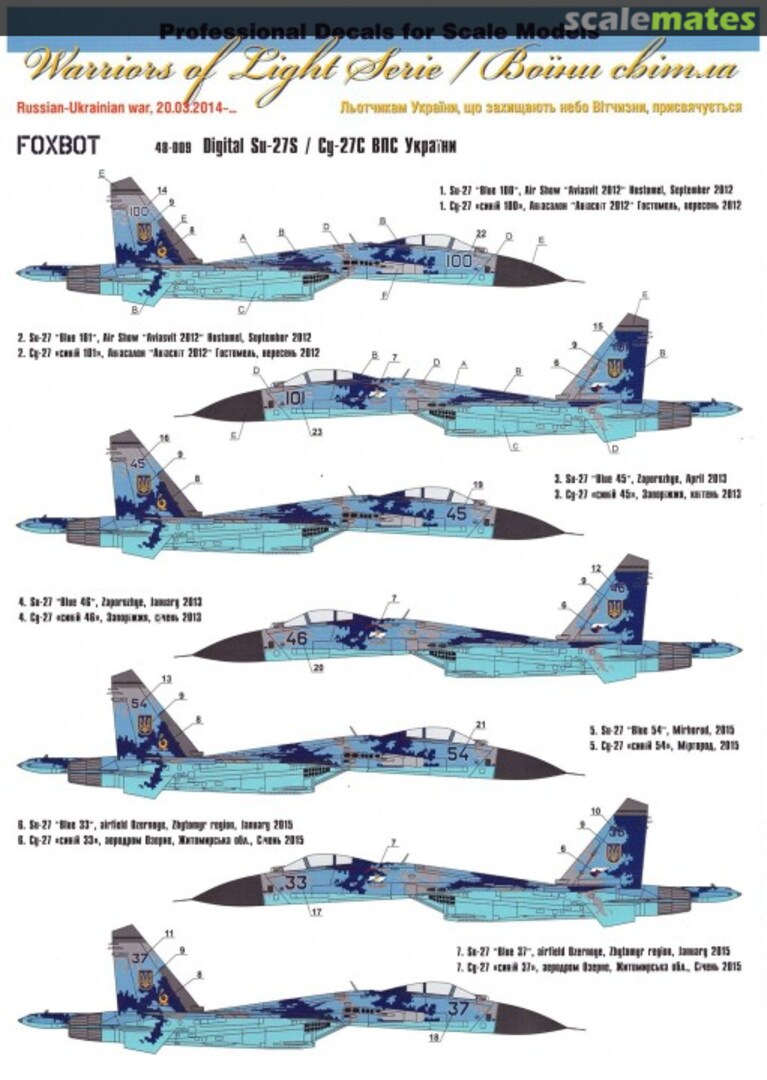 Boxart Digital Su-27S 48-009 Foxbot