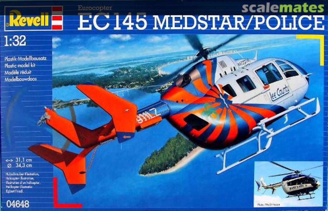 Boxart Eurocopter EC145 MedStar/Police 04648 Revell