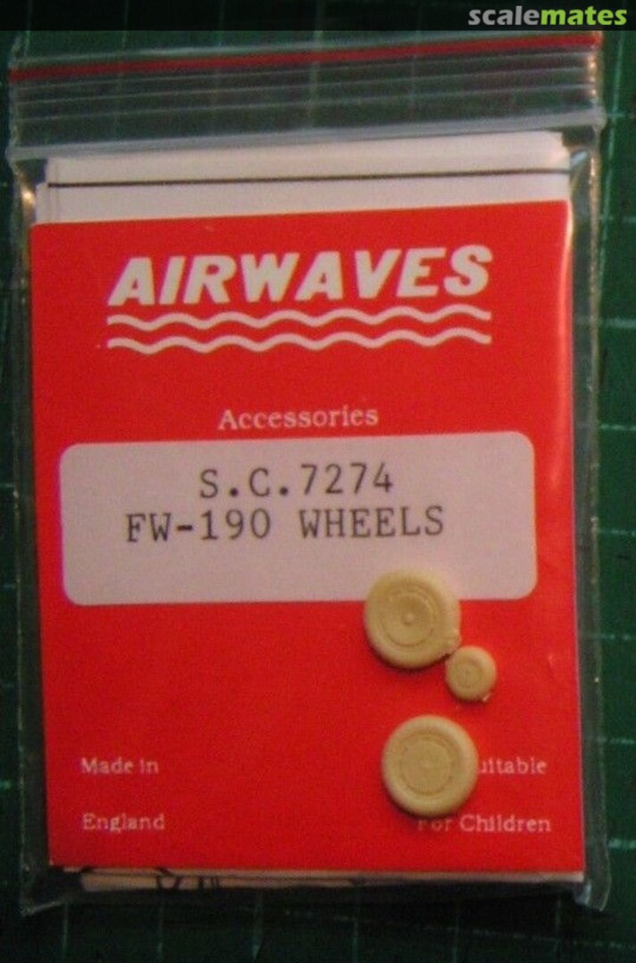 Boxart Fw-190 Wheels SC7274 Airwaves