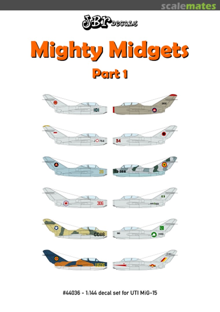 Boxart Mighty Midgets 44036 JBr Decals