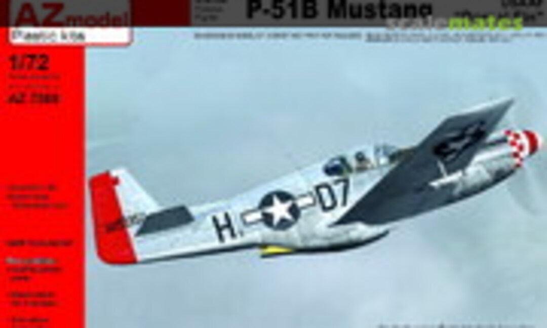 1:72 P-51B Mustang USAAF &quot;Dorsal Fin&quot; (AZmodel AZ 7588)