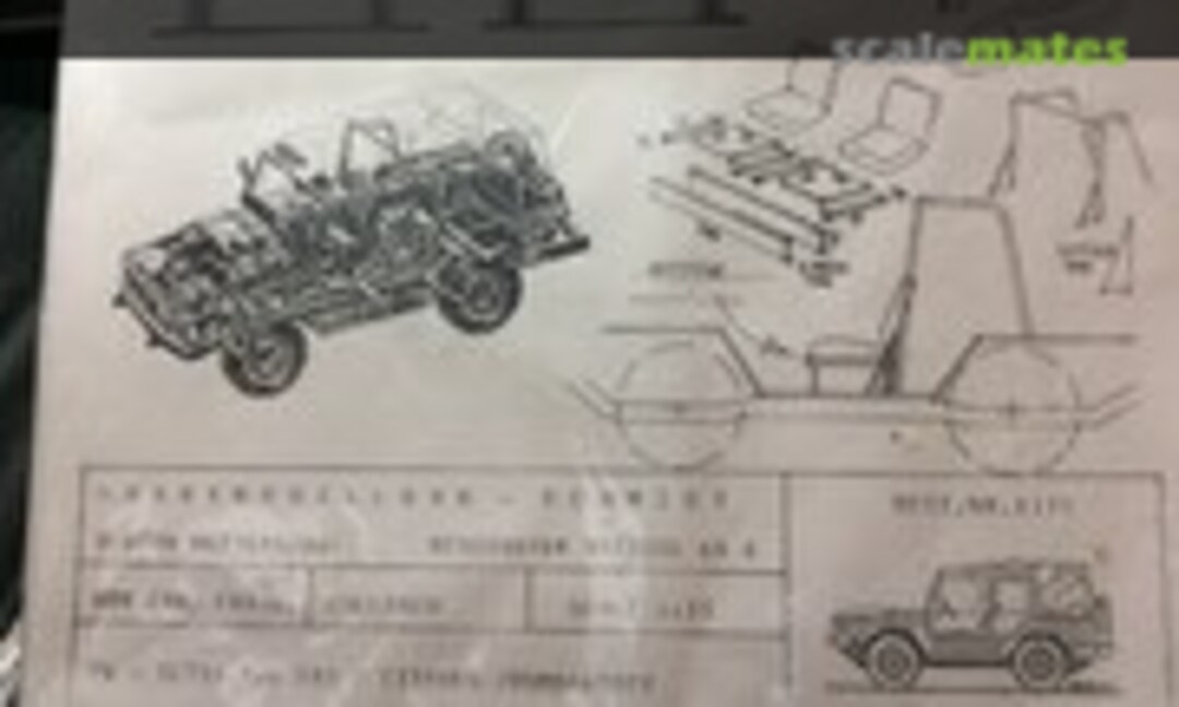 1:35 VW Iltis Type 183 / Citroen/ Bombardier (Hobbymodellbau Schmidt 1171)